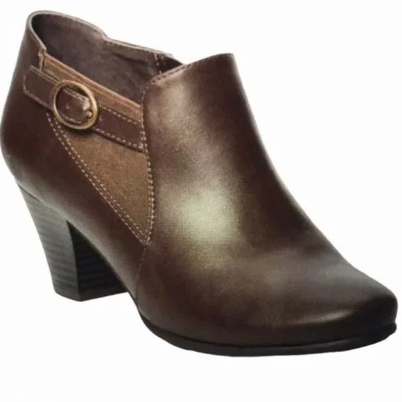 Croft & Barrow® Ines Women's Ankle Boots Brown NEW - Picture 3 of 11